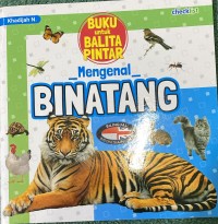 Image of Buku Untuk Balita Pintar Mengenal Binatang