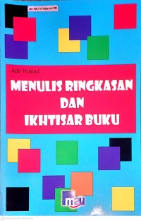 Image of Menulis Ringkasan Dan Ikhtisar Buku